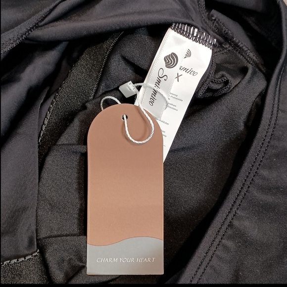 Women's Size 2X Swimdress Plus Size Swimwear Beach Resort Black Vacation - Picture 3 of 10